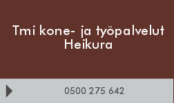 Tmi Kone- ja Työpalvelut Heikura logo